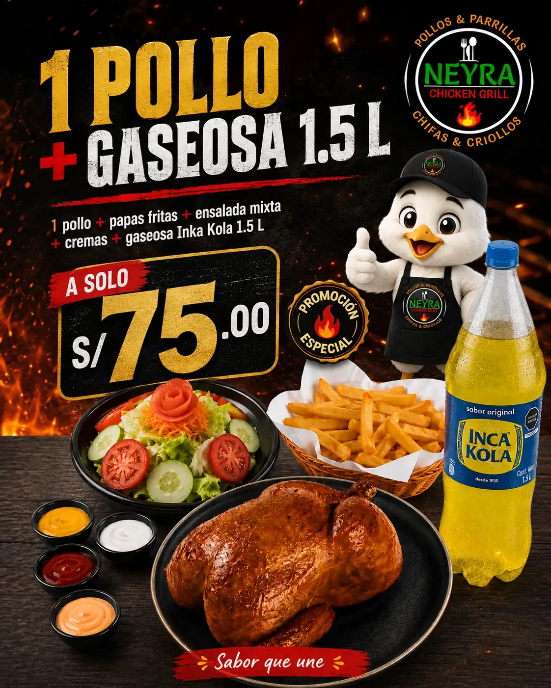 Oferta especial de Neyra Chicken Grill en Los Olivos